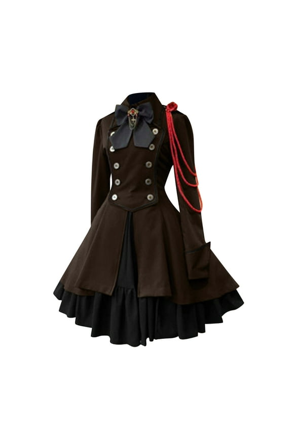 Women Victorian Court Rococo Dress Renaissance Ball Gown Medieval Costumes Lolita Gothic Dress 18Th Century Dress