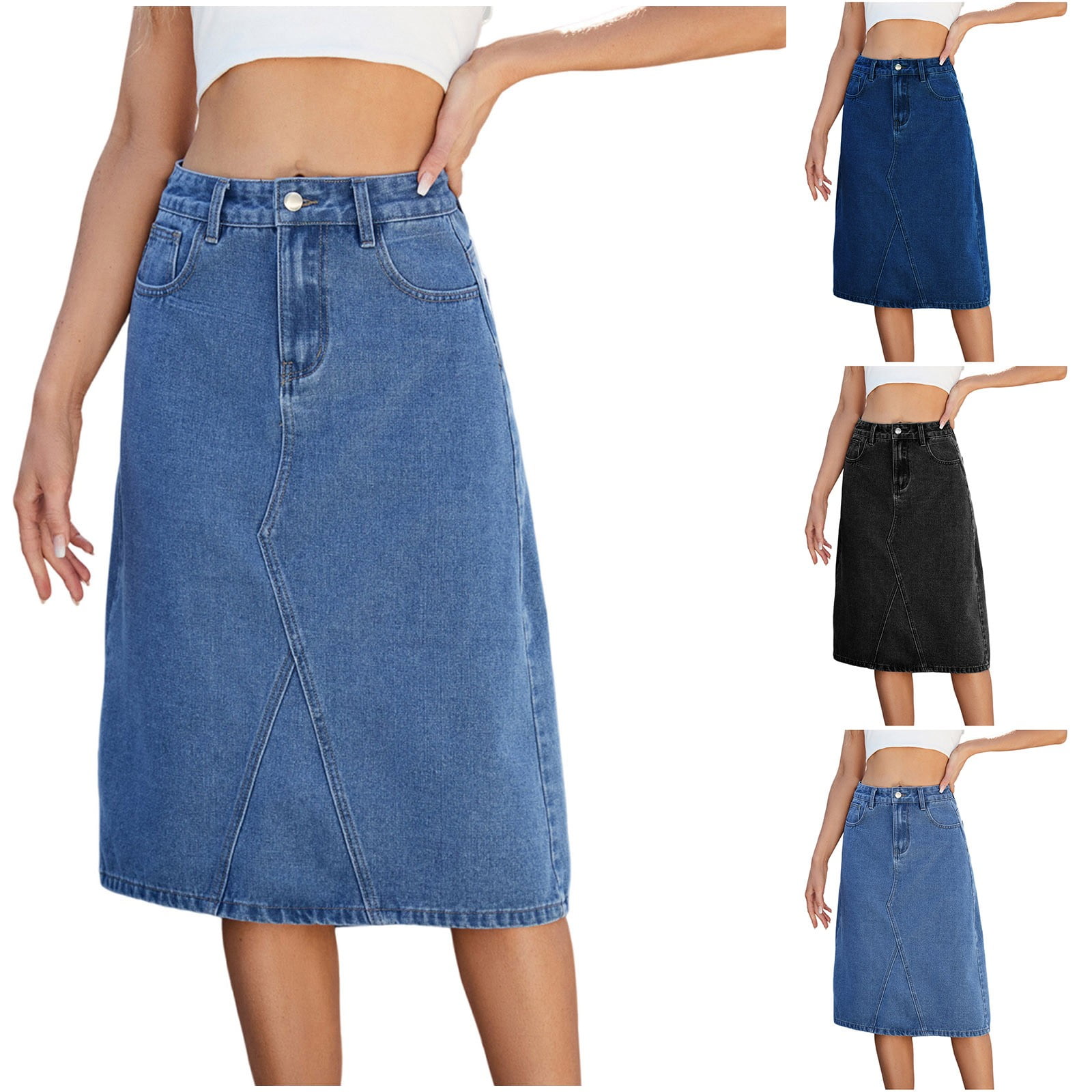スカート HOLIDAY PAINT DENIM DRAWSTRINGS SKIRT HOLIDAY PAINT