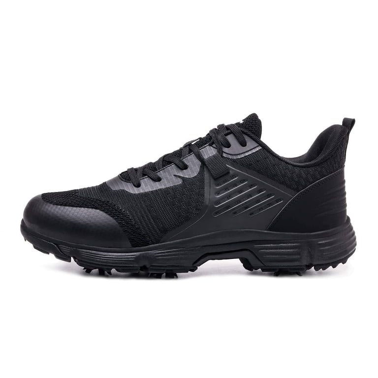 Waterproof Golf Spiked Shoes Outdoor Walking Sneakers Breathable Men\'s Sz 10 Waterproof Breathable Golf Shoes Men Outdoor Golf Spikes  main image 2