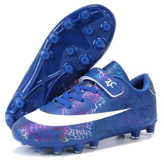 ZVC Kids Soccer Cleats Boys Girls Soccer Shoes Outdoor Firm Ground Youth Football Cleats (Little Kid/Big Kid 4)