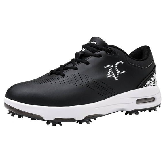 ZVC Spiked Men's Golf Shoes Waterproof Lightweight Professional Outdoor Golf Sport Sneakers