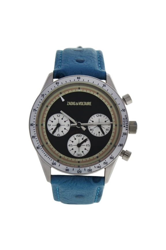 ZVM106 Master - Silver/Turquoise Leather Strap Watch by Zadig and Voltaire for Women - 1 Pc Watch