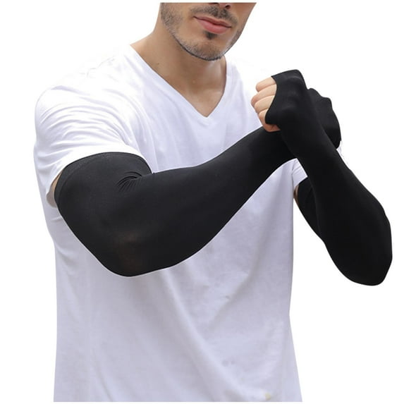 ZVNAΖH 1 Pair Arm Sleeves, Cooling UV Sun Protection Sports, Tattoo Cover up - Sun Sleeves for Men Women Youth