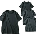 thumbnail image 1 of ZVNAΖH 3 Packs Althletic T-shirts, Mens Short Sleeve Crew Neck T-Shirt Breathable Oversized Tee Althletic Exercise Basic Workout Tops, 1 of 8