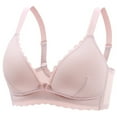 thumbnail image 1 of ZVNAΖH Bras for Women No Underwire Front Closure, Postpartum Bras for Women Breast Feeding, Gathering Anti-Sagging Pregnancy Bra, Cups 34/75B-42/95B, 1 of 6