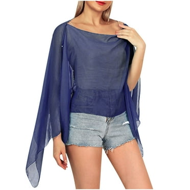 ZVNAΖH Cover Ups for Swimwear Women, Clearance Womens Cover Up, Women's Plus Size Solid Color Breathable Beach Cover Ups Mid-Length Sun-proof Dress