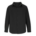 thumbnail image 1 of ZVNAΖH Dress Shirts for Men, Mens Lightweight Long Sleeve Shirt Cotton Breathable Shirts Trun Down Collar Shirts Big and Tall Casual Blouse Shirts, 1 of 7
