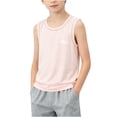 thumbnail image 1 of ZVNAΖH Kids Boys' Modal Sleeveless Vest, Breathable Soft Tank Top for Layering, Sleepwear & Casual Wear (3-15Y), 1 of 8