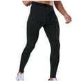 thumbnail image 1 of ZVNAΖH Men's Active Yoga Leggings Pants Drawstring Quick-Drying Compression Pants for Outdoor Athletics, 1 of 7