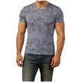 thumbnail image 1 of ZVNAΖH Men's Camo T-Shirt – Summer Short Sleeve Crewneck Base Layer Tee Shirt, for Workout & Everyday Use, Available in Big & Tall, M-5XL, 1 of 5