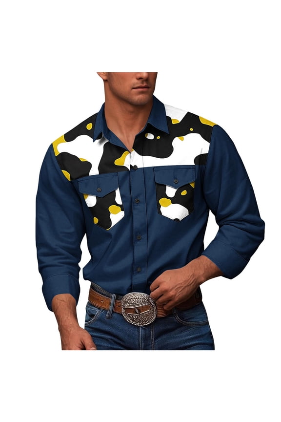 ZVNAΖH Men's Camouflage Button Down Shirts Tactical Military Combat Shirt Long Sleeve Army Camo Shirts Outdoor Hiking Shirt