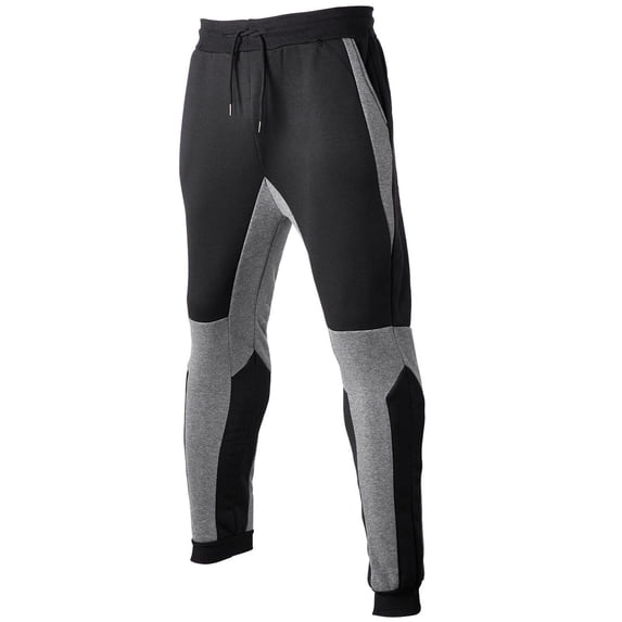 ZVNAΖH Men's Gym Jogger Track Pants Casual Slim Fit Tapered Athletic Workout Training Sweatpants with Pocket & Drawstring