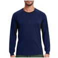 thumbnail image 1 of ZVNAΖH Men's Long Sleeve Shirts - Quick Dry Moisture Wicking UV UPF Sun Protection T-Shirts for Fishing Workout Swim, 1 of 4