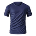 thumbnail image 1 of ZVNAΖH Men's Short Sleeve UPF 50+ T-Shirts Rash Guard Quick Dry Sun Protection SPF Shirts Swim Athletic Workout Top Tee, 1 of 7