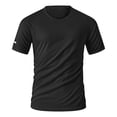 thumbnail image 1 of ZVNAΖH Men's Short Sleeve UPF 50+ T-Shirts Rash Guard Quick Dry Sun Protection SPF Shirts Swim Athletic Workout Top Tee, 1 of 7