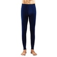 thumbnail image 1 of ZVNAΖH Men's Thermal Base Layer Pants, Elastic Waist Winter Underwear Bottoms, Warm Long John Sleepwear, M-4XL, 1 of 3