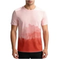 thumbnail image 1 of ZVNAΖH Men's Tie Dye Short Sleeve T-Shirt, Ice Silk Cool Dry Crew Neck Top for Workout, Gym & Casual Summer Wear, Available in Big & Tall, M-5XL, 1 of 5