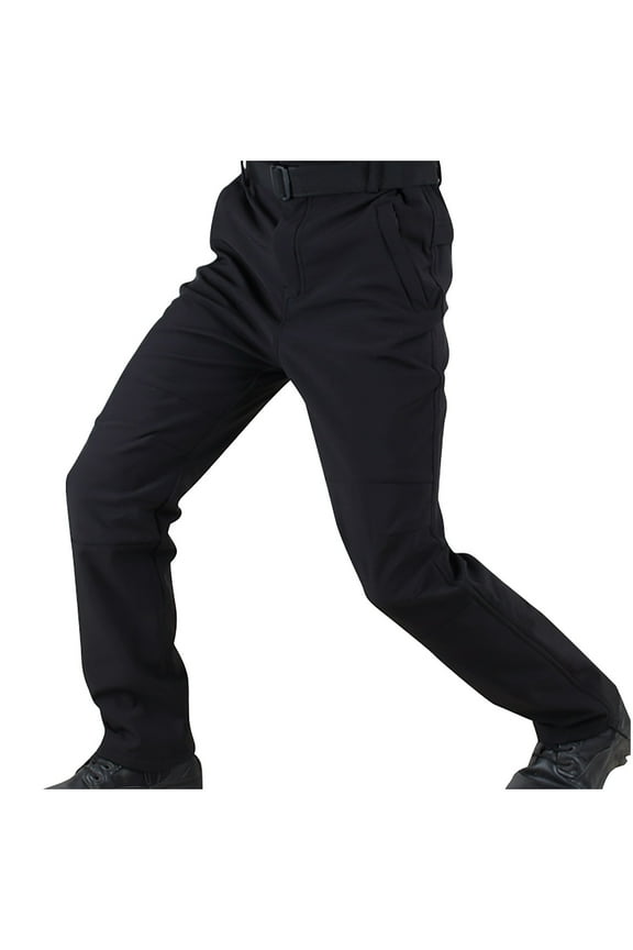 ZVNAΖH Men's Winter Tactical Work Pants - Thermal Waterproof Softshell Fleece Lined Cargo Pants for Cold Weather & Outdoor Use