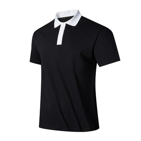 ZVNAΖH Mens Casual Polo Shirts Short Sleeve Button Golf Slim Fit Shirt Summer Tops Performance Moisture Wicking Casual Workout