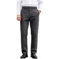 thumbnail image 1 of ZVNAΖH Mens Cotton Blend Formal Pant Classic Fit Dress Pants Wrinkle-Resistant Slacks for Work, Golf, Business, Casual, Fall Winter, 1 of 9