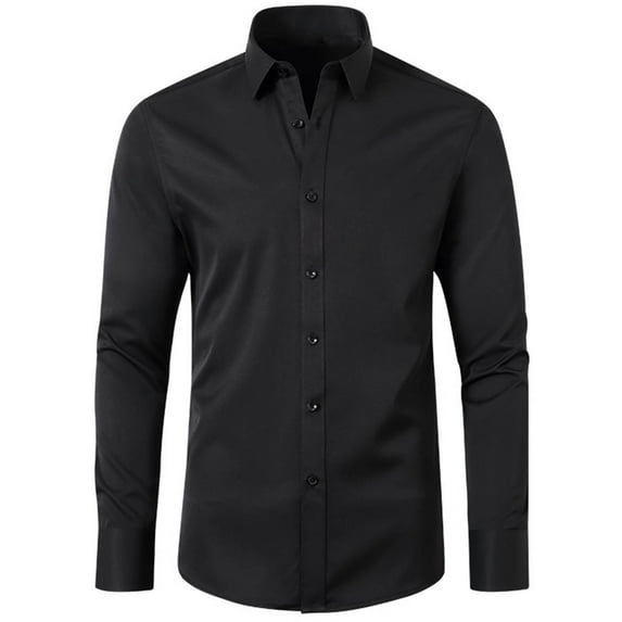 ZVNAΖH Mens Dress Shirts, Mens Business Casual Shirt Clearance, Mens Big and Tall Business Casual Shirts Professional Work Shirt Regular Fit Dress Shirt Button Down Long Sleeve Shirts