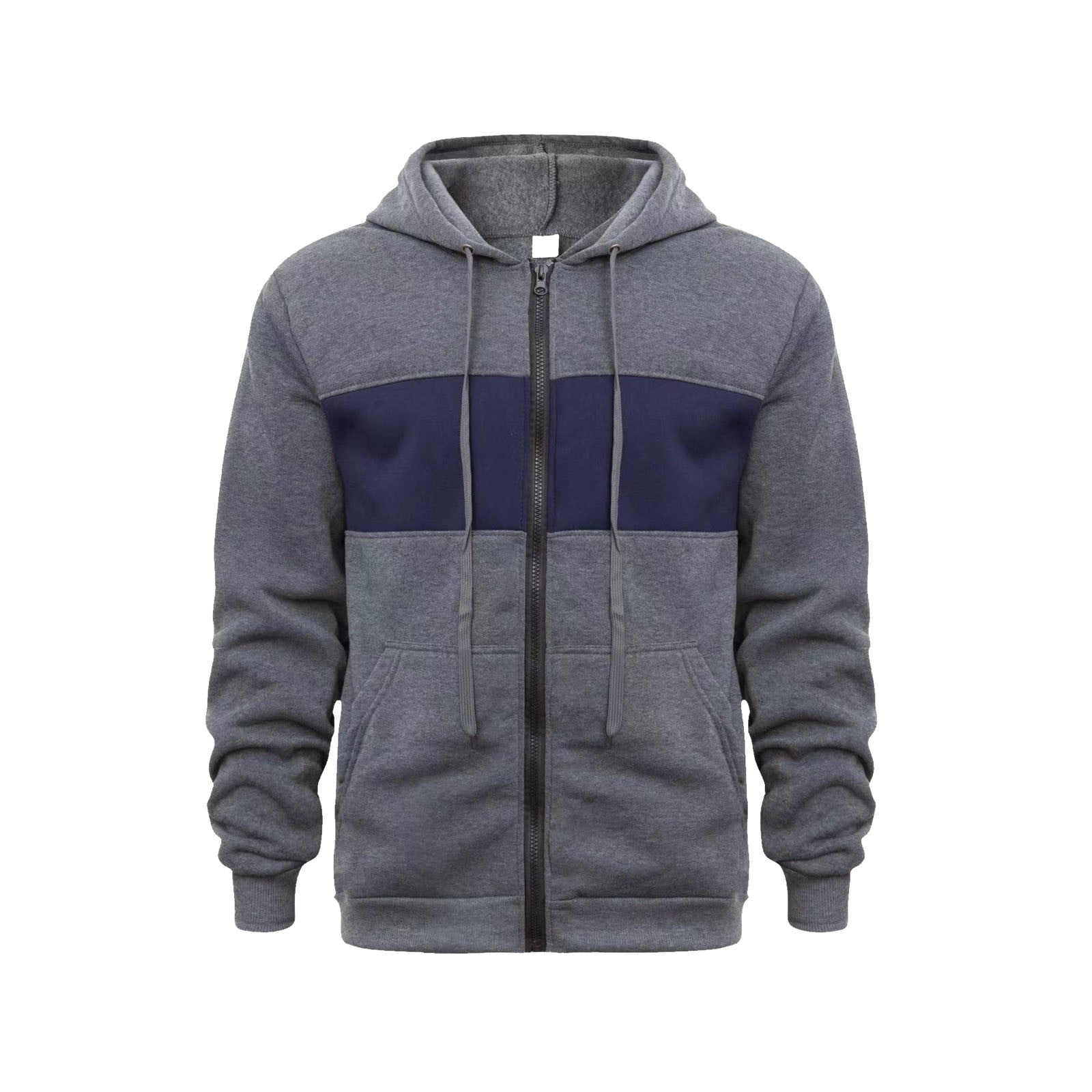 ZVNAΖH Mens Full Zip Up Hoodies 100 Cotton, Mens Hoodies Zip Up