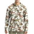 thumbnail image 1 of ZVNAΖH Mens Long Sleeve Tee Shirt Hoodies Camouflage Quick Dry Shirts Sports Fitness Outdoor Hiking Sun Protection Tops, 1 of 4