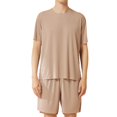 thumbnail image 1 of ZVNAΖH Mens Pajamas Set, Oversized Mens Lounge Set Sleepwear Homewear, Super Soft Comfty, 1 of 3