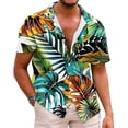 thumbnail image 1 of ZVNAΖH Mens Shirts,Hawaiian Shirts for Men Summer Tropical Shirts Casual Short Sleeve Button Down Shirts, 1 of 3
