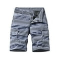 thumbnail image 1 of ZVNAΖH Mens Shorts Clearance Elastic Waistband with Pockets Mens Summer Casual Cargo Shorts, 1 of 3