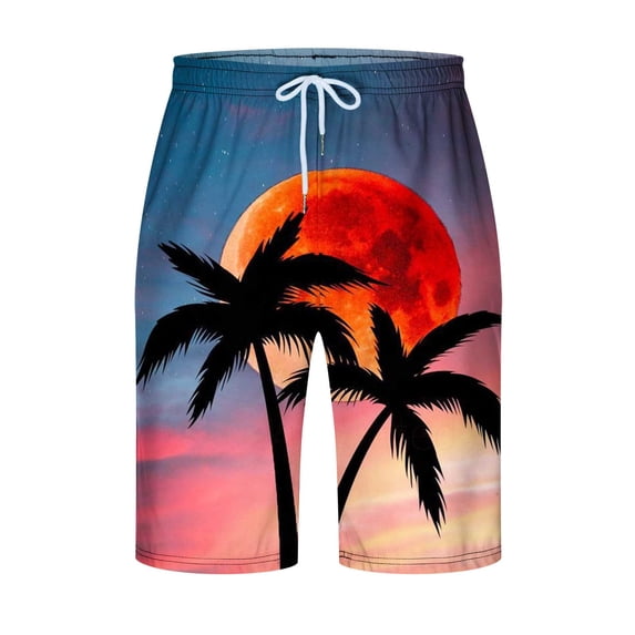 ZVNAΖH Mens Shorts Clearance Mens Shorts Elastic Waistband with Pockets and Drawstrings Mens Summer Beach Casual Shorts