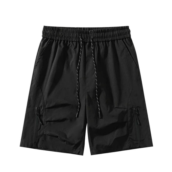 ZVNAΖH Mens Sports Shorts with Zipper Pockets Lightweight Quick Dry Running Athletic Shorts Drawstring Elastic Waist Beach Swim Trunks