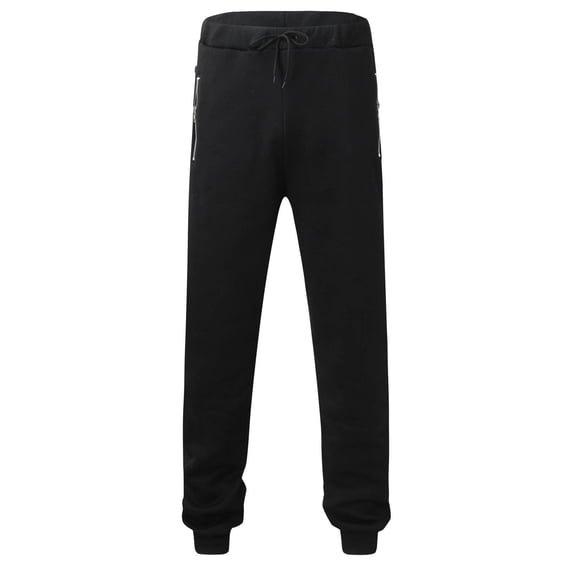 ZVNAΖH Mens Sweatpants with Zipper Pockets Workout Fleece Athletic Pants Casual Drawstring Jogger Pants