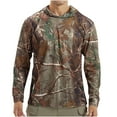 thumbnail image 1 of ZVNAΖH Mens T Shirt Hoodies Summer Casual Sports Outdoor Hiking Long Sleeve Camouflage Printed Pullover Tops Quick Dry Sun Protection Shirts, 1 of 1