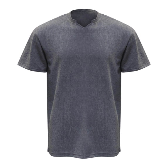 ZVNAΖH Mens T-Shirts Short Sleeve V Neck Casual Classic Shirt Summer Stretchy Regular Fit Lightweight Tees