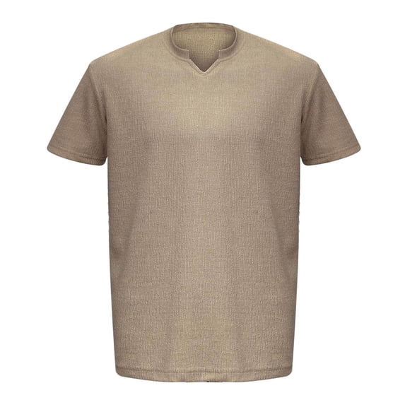 ZVNAΖH Mens T-Shirts Short Sleeve V Neck Casual Classic Shirt Summer Stretchy Regular Fit Lightweight Tees