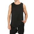 thumbnail image 1 of ZVNAΖH Mens Workout Tank Tops Sleeveless Shirts Curved Hem Tees Summer Tops for Casual Gym Muscle Training, 1 of 7