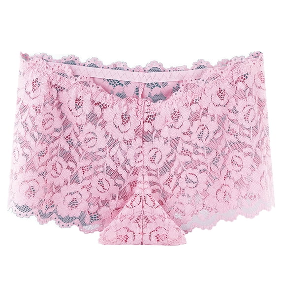 ZVNAΖH Panties for Women,Women's Panties,Women Solid Color Underwear High Waisted Lace Tight and Breathable Underwear Panties,Panties for Women Plus Size