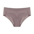 thumbnail image 1 of ZVNAΖH Panties for Women,Women Mid-waist Sexy Cotton Ice Silk Seamless Breathable Mesh Underwear Briefs,Women's Panties, 1 of 2