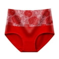 thumbnail image 1 of ZVNAΖH Panties for Women,Women's Fashion Solid Lace Briefs Comfortable Cotton High Waist Underwear Women Sexy Panties,Women's Panties, 1 of 3