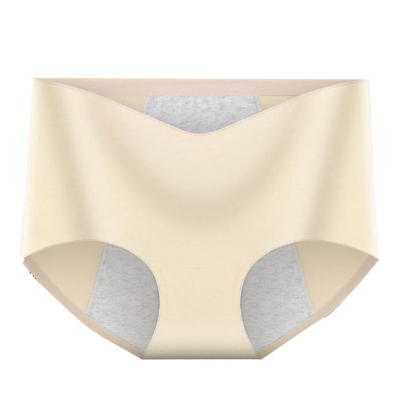 ZVNAΖH Panties for Women,Women's High Waisted Underwear Soft Breathable Panties Stretch Briefs Seamless Ladies Briefs,Women's Panties