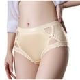 thumbnail image 1 of ZVNAΖH Panties for Women,Women's Panties,Women S Breathable Comfortable Soft and Sexy Lace Satin Underwear,Panties for Women Plus Size, 1 of 9