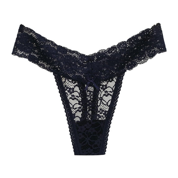 ZVNAΖH Panties for Women,Women's Panties,Women Sexy Lace See-Through Breathable Thongs Briefs Panties Lingerie Underwear,Panties for Women Plus Size