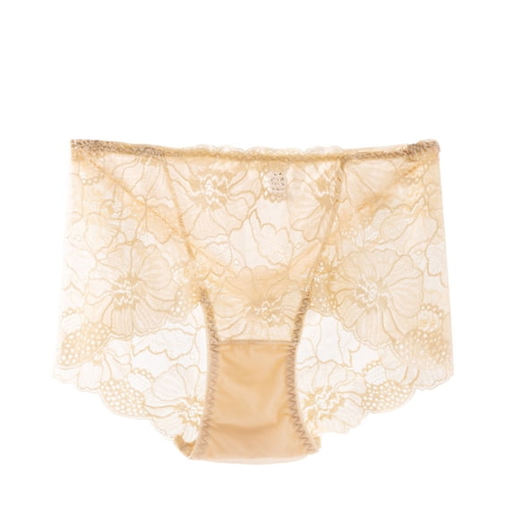 ZVNAΖH Panties for Women,Women's Panties,Women's Mid-waist Sexy Lace Thin Mesh Breathable Underwear Briefs,Panties for Women Plus Size