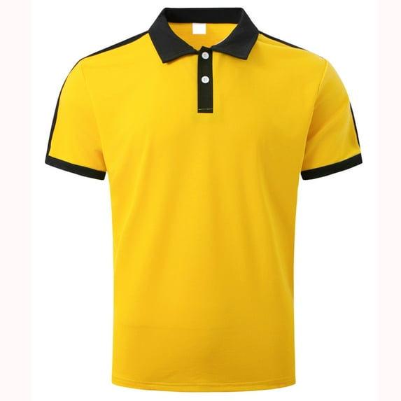 Summer Savings Clearance! ZVNAΖH Men's Henley Shirts Short Sleeve Casual Basic Tee Turn Down Collar Lightweight Button Tops Golf Shirts