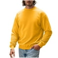thumbnail image 1 of ZVNAΖH Sweatshirts for Men No Hood - Mens Crewneck Sweatshirt Long Sleeve Pullover Moisture Wicking Comfortable Casual Shirt, 1 of 5