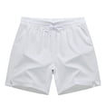 thumbnail image 1 of ZVNAΖH Women's Athletic Shorts, Lightweight Quick Dry 3-4 Inch Running Shorts with Zipper Pockets for Marathon, Track & Basketball Training, 1 of 7