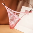 thumbnail image 1 of ZVNAΖH Women's Sexy G String Thongs Panties, Valentine's Day Gifts, Couple Supplies, One Size, Floral Lace Mesh Hollow Out See Though Panties, 1 of 4