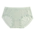 thumbnail image 1 of ZVNAΖH Womens Panties,Women's Traceless Ultra Thin Ice Silk Briefs Sexy Lace Breathable Mid Waist Briefs,Underwear for Women, 1 of 5