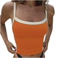 thumbnail image 1 of ZVNAΖH Womens Tank Tops,Women's Crew Neck Sleeveless Loose Fit Patchwork Undershirts,Camisole Tops for Women Clearance, 1 of 6